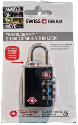 TSA combination lock Swissgear Protec Bag